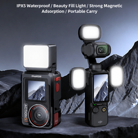 Mini lampe vidéo LED magnétique étanche à dégagement rapide pour DJI Action Pocket 3, éclairage portable pour caméra de vlog