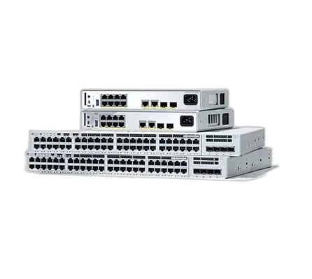 C9200L-48T-4X ใหม่ 48 พอร์ต Ethernet สวิตช์ 10G Uplink C9200L-48T-4X-A C9200L-48T-4X-E