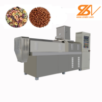 Machine extrudeuse automatique à double vis pour flocons de maïs, à haute capacité et à économie d'énergie, pour la fabrication de céréales de petit-déjeuner, à vendre