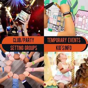 Pulsera de Papel Tyvek Personalizada con Impresión, Resistente al Agua y a los Rayos UV, con Adhesivo Fuerte, Código de Identificación con Logotipo Personalizado para Festivales y Fiestas - Product Image 5