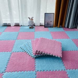 Cheveux longs d'intérieur 30*30 bébé rampant jouant à Eva <span class=keywords><strong>tapis</strong></span> de jeu en mousse <span class=keywords><strong>tapis</strong></span> en peluche puzzle pour enfants/Vente en gros bon marché - Product Image 3