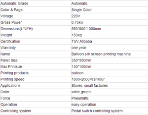 Máquina de serigrafía de globos a la venta, impresora de globos - Product Image 5