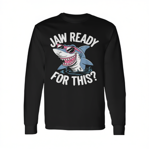 Camiseta de manga larga con diseño de animales salvajes del océano para amantes de las ballenas, con diseño de mandíbula lista para este diseño - Product Image 2