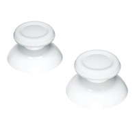 EXtremeRate Manettes analogiques 3D de remplacement blanches pour manettes PS5 et PS4 Slim Pro