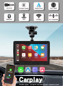 Camera Xe Hơi 7 Inch Màn Hình Cảm Ứng Hệ Thống Linux Không Dây Carplay Airplay Android Tự Động Điều Hướng Toàn Cầu Xe Dash Cam - Product Image 2