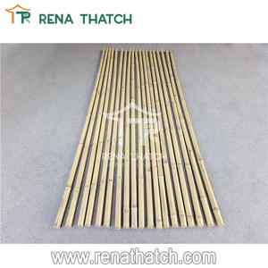 Bâton de <span class=keywords><strong>bambou</strong></span> <span class=keywords><strong>artificiel</strong></span> jaune écologique de 2cm de diamètre en plastique pour clôture japonaise - Product Image 2