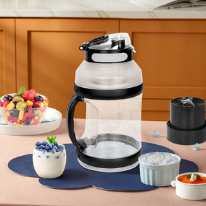 Portable Juicer <b>Cup</b> 2L <b>Large</b> Capacity With Dual Lid For Outdoor Use - Product Image 5