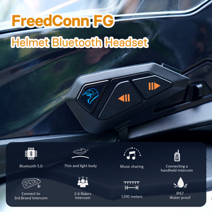 FreedConn FG шлем Bluetooth гарнитура групповой домофон междугородный говорящий обмен музыкой с любым брендом мотоциклетный домофон - Product Image 2