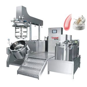 Mélangeur émulsifiant homogénéisant 300L, bouton de contrôle, levage sous vide, machine de fabrication cosmétique mélangeur d'émulsifiant - Product Image 1