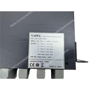 VAPEL CBC-ACDC 1000W Sistema di Alimentazione Switching Integrato per Rack da 19 Pollici per Telecomunicazioni 1U Ingresso 200-250V - Product Image 2