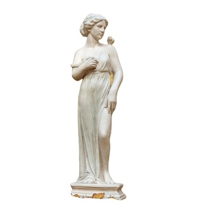 Sculture di Donne Sexy a Grandezza Naturale in Piedi su Prato, Statue Greche in Pietra, Decorazioni da Esterno per Giardino - Product Image 1