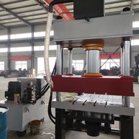 Presse hydraulique à quatre colonnes et deux poutres 160T, contrôlée par PLC, haute précision, pour le formage, le découpage, le tirage et l'emboutissage profond de roulements de moteur et de pompes
