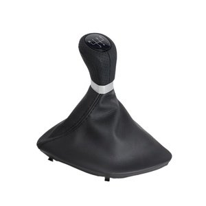 LHD Leather 5/ 6 Speed Left Drive Gear Shift Knob Head Boot Cover Case Collar Stick <strong>Shifter</strong> Lever Ball for BMW E87 Accessories - Product Image 3