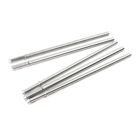 Tiges de suspension en acier inoxydable avec revêtement en zinc, embout droit en forme de flèche, pince de suspension pour tuyaux, tige filetée 180/230 mm, support de suspension pour tuyaux