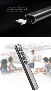 Venta caliente VSON N35 <span class=keywords><strong>Puntero</strong></span> láser inalámbrico Presentador Luz verde Conexión remota <span class=keywords><strong>para</strong></span> <span class=keywords><strong>presentaciones</strong></span> - Product Image 3