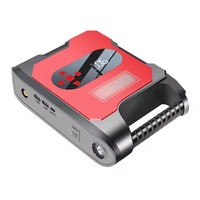 NCFKOS Affichage numérique 32000mAh Démarreur automatique de saut de voiture avec compresseur d'air Démarreur de saut de voiture 12V avec gonfleur de pneu