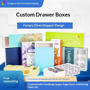 Custom Small Batch Drawer Mailer <b>Boxes</b> Kraft & White Cardstock Gift Packaging - Product Image 2