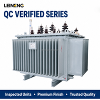 Transformateur à huile haute efficacité LEINENG 11kV 0.4kV, type distribution pour réseau électrique, transformateur de puissance triphasé