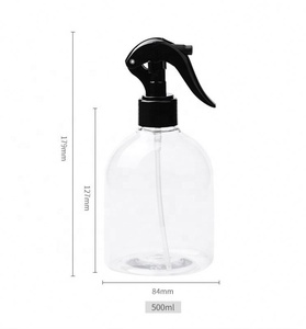 Hot Sale 500ml Empty Transparent Plastic <b>Trigger</b> Mist <b>Spray</b> <b>Bottle</b> Plastic PET Hand Sanitizing <b>Spray</b> <b>Bottle</b> - Product Image 6