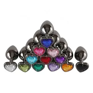 Metal Jewel Steel Sex Toys donna uomo Butt Expand Insert ano Balls Plug anale