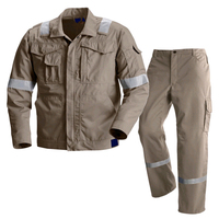 EN11612 NFPA2112 coton de sécurité réfléchissant Nomex FR ignifuge résistant au feu vêtements de travail chemises et pantalons