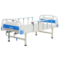 Lit d'hôpital électrique populaire à 2 manivelle pour soins intensifs avec matelas |   pour les soins aux patients en milieu hospitalier et les soins à domicile