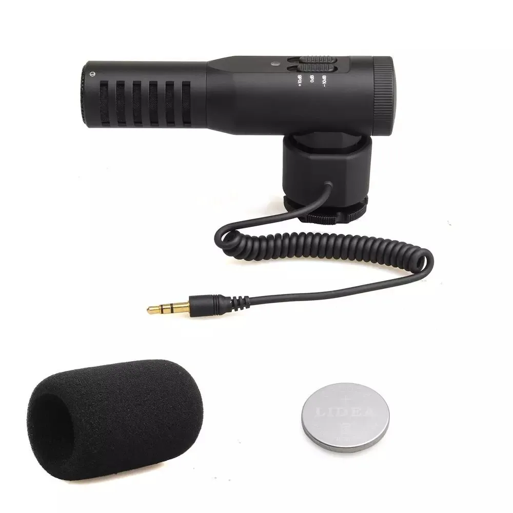 COMICA CVM-SV20 Condenser Microphone Stereo Condenser Shotgun Video Mic for DSLR Camera/Smartphone