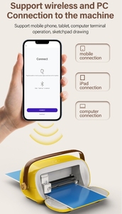 Trẻ em nhà sử dụng Mini Vinyl Cutter đơn giản DIY crafting tự động đường viền cắt <span class=keywords><strong>plotter</strong></span> - Product Image 2