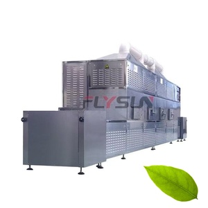 Secador de Túnel de Microondas Automático con Control PLC Flysun para Hojas, Máquina de Secado y Esterilización con Cinta Transportadora, Acero Inoxidable 304 - Product Image 1