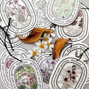 Parfum de voiture en papier bon marché en gros faites votre propre assainisseur d'air de logo pour personnalisé - Product Image 5