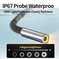 Pantalla Grande de 7 Pulgadas, 2 Vías, 360 °   Endoscopio Industrial de Inspección IP67, Herramienta Impermeable con Video HD, Boroscopio para Reparación de Motores de Automóviles