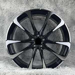 Jante de sport monobloc de roue forgée en alliage d'aluminium noir face à la machine adaptée aux jantes de voiture <span class=keywords><strong>Volvo</strong></span> Lexus <span class=keywords><strong>RX</strong></span> ES LS LX NX UX LM LC GS - Product Image 1