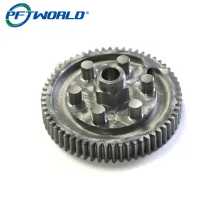 Custom Precision Hardened Gear Industrial Single e Double Row Aço Inoxidável Gear Processing