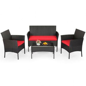 Housse de canapé d'extérieur en rotin PE personnalisable à faible MOQ, imperméable, pour protection de meubles en osier de patio - Product Image 1