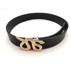 Ebay Euro America jeunes filles grand alliage laiton serpent <span class=keywords><strong>boucle</strong></span> nouveau Designer hommes ceintures en cuir - Product Image 5