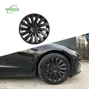 Mới phổ biến 4 cái Tesla mô hình 3 bánh xe Bìa 14 lưỡi hubcaps bánh xe nắp bánh xe bìa cho Tesla Highland mô hình 3