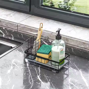 Lavello da cucina con cinturino per rubinetto portasapone portasapone spugna porta porta porta porta porta porta porta porta porta porta porta porta porta porta porta porta porta porta porta porta porta porta porta porta porta porta porta porta porta porta porta porta porta porta-ripiano con vassoio in pietra assorbente - Product Image 2