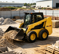 Chargeuse compacte chenillée chinoise SSL75V M, poids opérationnel 4,0 tonnes, moteur Kubota V3307 TE5A, multi-attaches pour travaux agricoles et de construction de moyenne envergure