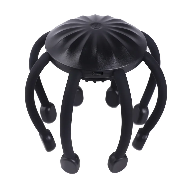 Automatic Heads Finger Rechargeable Smart Vibration Spider Head Massage  Tool Vibrating Octopus Electric Scalp Massager