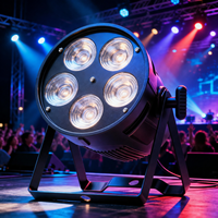 Projecteur PAR COB 5 yeux 250W, 5x50W Peaky Blinder 2 en 1, blanc chaud et blanc froid, projecteurs de scène LED COB 2 en 1 pour mariage, projecteurs de profil