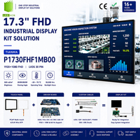 وحدة شاشة LCD صناعية TIANMA P1730FHF1MB00 مقاس 17.3 بوصة بدقة 1920×1080 و30 دبوس LVDS مع مجموعة تحكم ومشغل LED مدمج