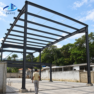 Bâtiment en acier <span class=keywords><strong>démontable</strong></span>, entrepôt modulaire relocalisable pour stockage temporaire et usage commercial - Product Image 1