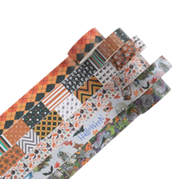 Ensemble de rubans Washi décoratifs pour journalisation, scrapbooking, décoration de agendas et projets de bricolage, fournitures de papeterie créatives