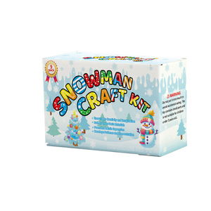 Kit de fabrication de bonhomme de neige chaud et moelleux, argile à séchage à l'air, jouet de Noël à faire soi-même pour enfants de 7 à 14 ans - Product Image 3