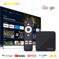 OEM ODM 100M Ethernet Android ATV Box H96max H313 Wifi 6 Tv Box 2G RAM 16G ROM Android Tv Box avec télécommande vocale