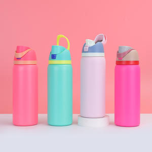 D5200 Classique 32 OZ Tasse à fruits isolée sous vide pour le sport, les voyages, les flacons en acier inoxydable, paille, bouteille d'eau avec poignée - Product Image 2