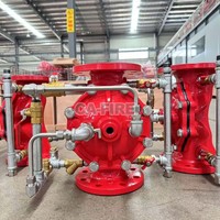 CA-Fire Valve de lutte contre l'incendie de haute qualité avec prix Valve de déluge d'incendie de type rainuré