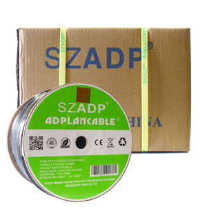 Fabricant OEM Câble de communication Cat6a Cat6 23AWG CCA/CU/HCCA 4 paires de câbles <span class=keywords><strong>Ethernet</strong></span> LAN réseau Utp Stp Ftp Sftp - Product Image 5
