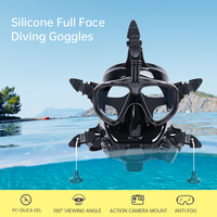 Masque de plongée sous-marine portable personnalisé avec caractéristiques haute pression pour la natation sous-marine avec logo personnalisé