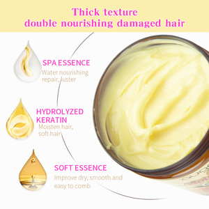 Masque capillaire hydratant Augeas au gingembre et à la kératine 33,8 fl.oz, soin profond pour cheveux abîmés - Product Image 4